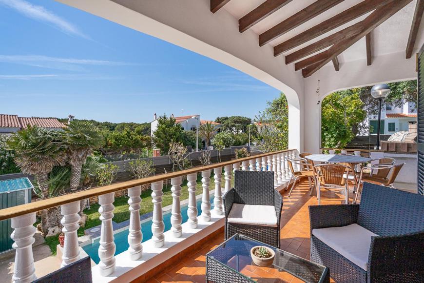 S'Auba Villa Exclusiva Con Piscina Privada De Agua Salada Y Horno De Pizza Es Mercadal Exterior foto