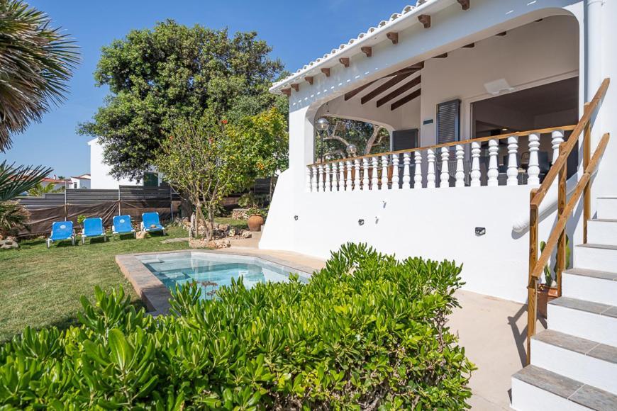 S'Auba Villa Exclusiva Con Piscina Privada De Agua Salada Y Horno De Pizza Es Mercadal Exterior foto